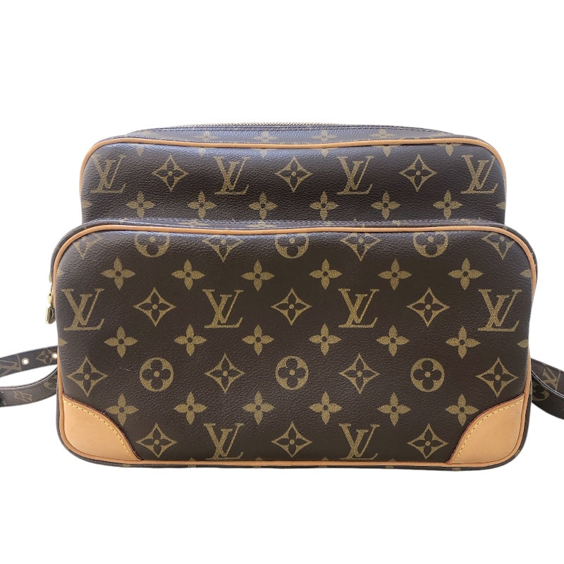 ルイ・ヴィトン LOUIS VUITTON ナイル M45244 ブラウン　ゴールド金具 モノグラム レディース ショルダーバッグ