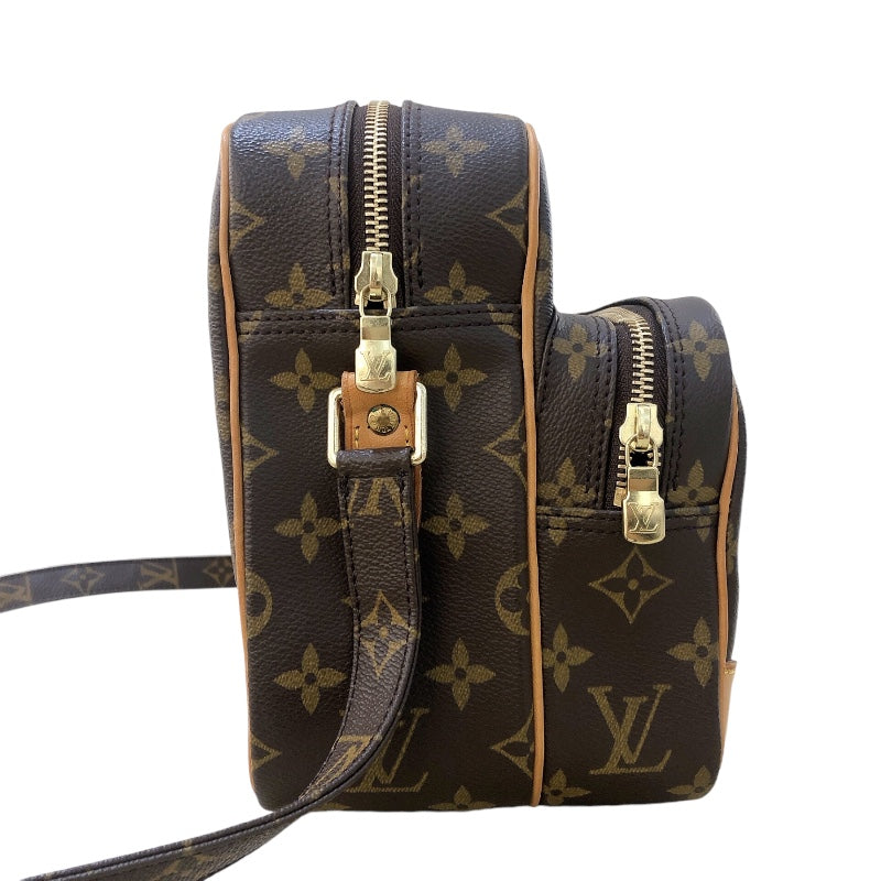 ルイ・ヴィトン LOUIS VUITTON ナイル M45244 ブラウン　ゴールド金具 モノグラム レディース ショルダーバッグ