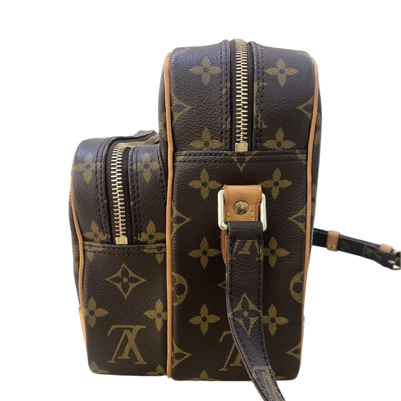 ルイ・ヴィトン LOUIS VUITTON ナイル M45244 ブラウン　ゴールド金具 モノグラム レディース ショルダーバッグ