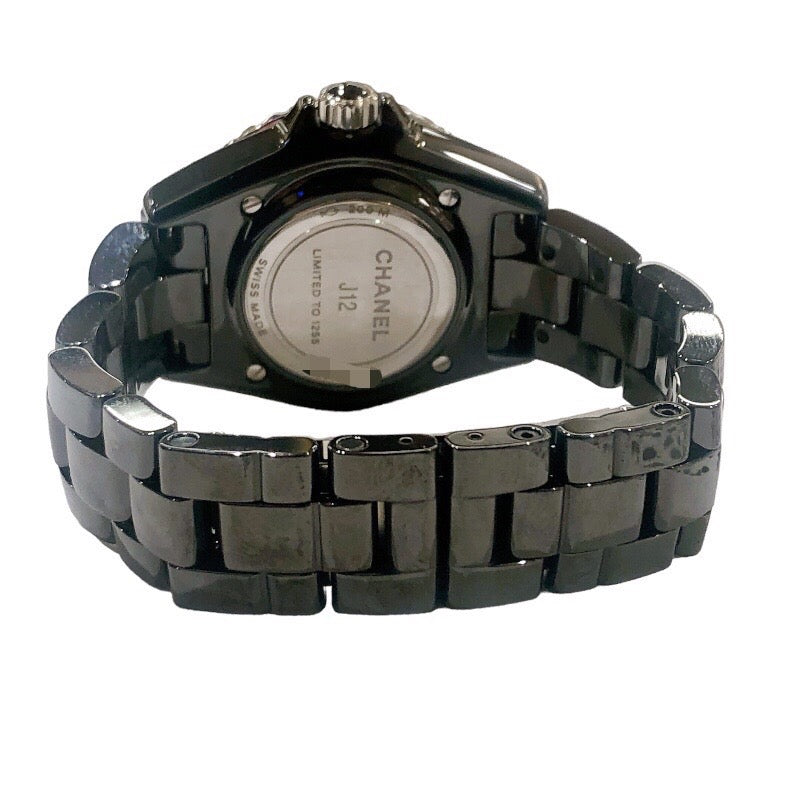 シャネル CHANEL J12 33mm H7121 ブラックセラミック クオーツ レディース 腕時計
