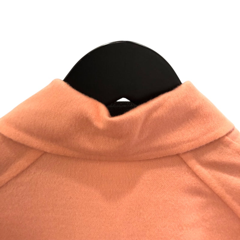 エルメス HERMES シェーヌダンクル柄カシミアリバーシブルコート ピンク カシミア レディース その他アウター