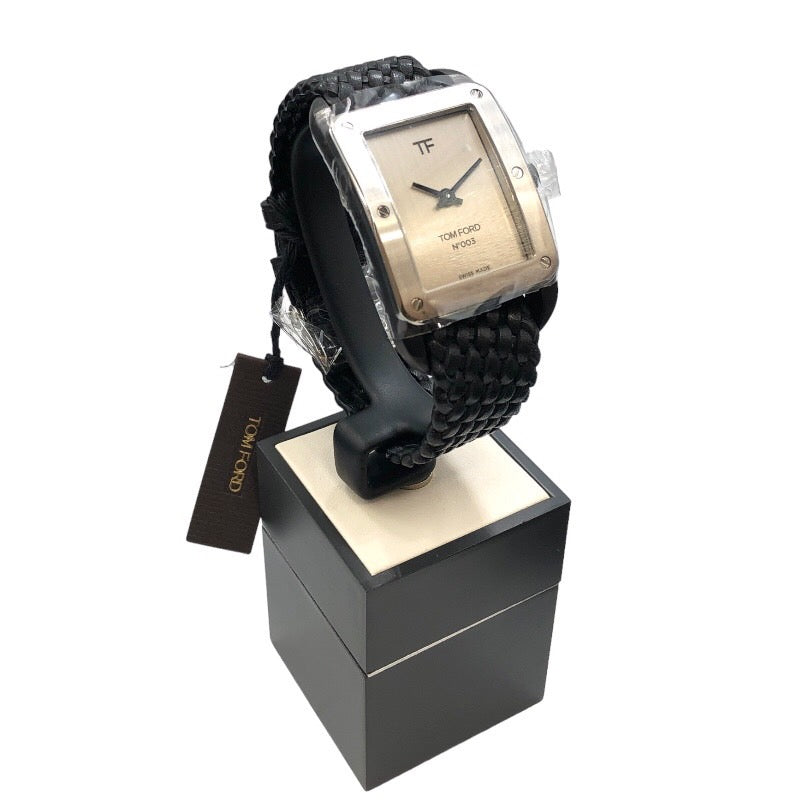 未使用　TOM FORD 現行モデル「N.003」メンズ トムフォード TOM FORD N.003 TF0120256685 グレー ステンレス