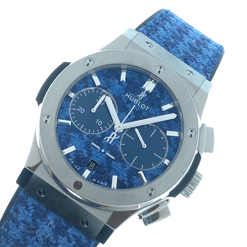 ウブロ HUBLOT クラシックフュージョン　クロノグラフ　イタリアインディペンデント 521.NX.2710.NR.ITI18 ルミナッチファブリック TI/ファブリック/ラバー 自動巻き メンズ 腕時計