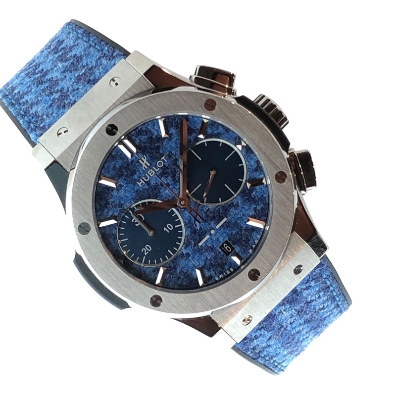 ウブロ HUBLOT クラシックフュージョン　クロノグラフ　イタリアインディペンデント 521.NX.2710.NR.ITI18  ルミナッチファブリック TI/ファブリック/ラバー 自動巻き メンズ 腕時計