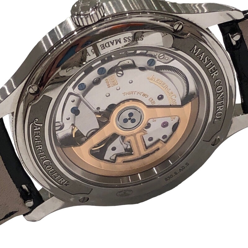 ジャガー・ルクルト JAEGER-LE COULTRE マスター コントロール デイト Q4018420 SS/純正ベルト メンズ 腕時計