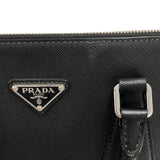 プラダ PRADA サフィアーノ ブリーフケース 2VG039 ブラック  サフィアーノレザー メンズ ブリーフケース