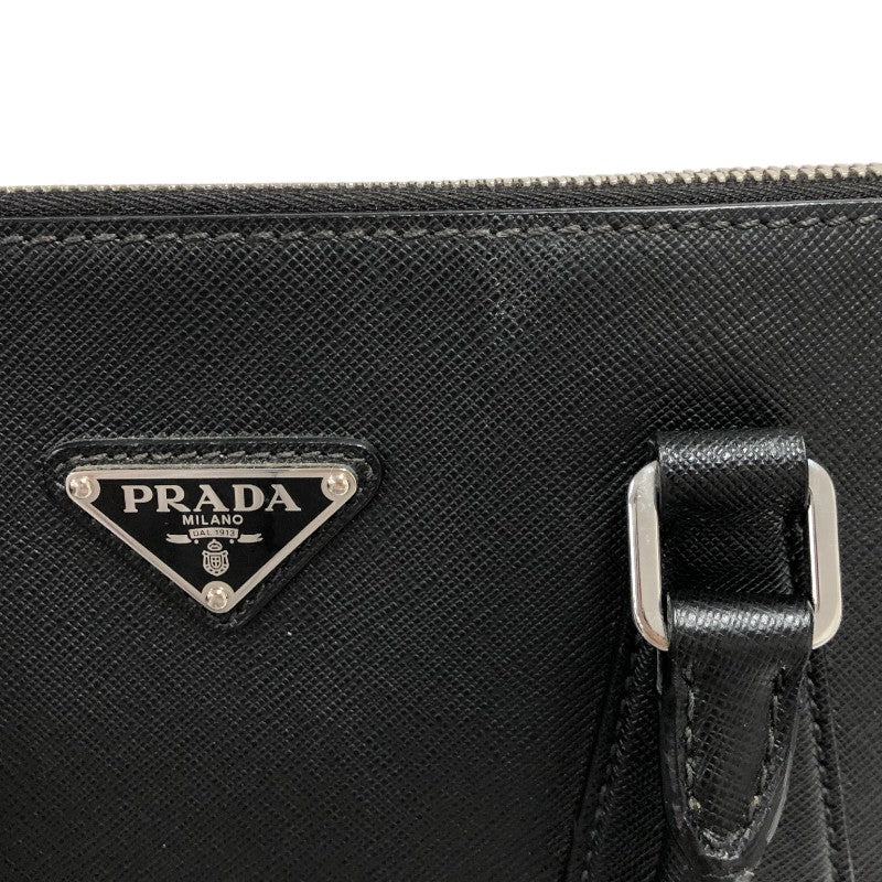 プラダ PRADA サフィアーノ ブリーフケース 2VG039 ブラック サフィアーノレザー メンズ ブリーフケース | 中古ブランドリユースショップ  OKURA(おお蔵)