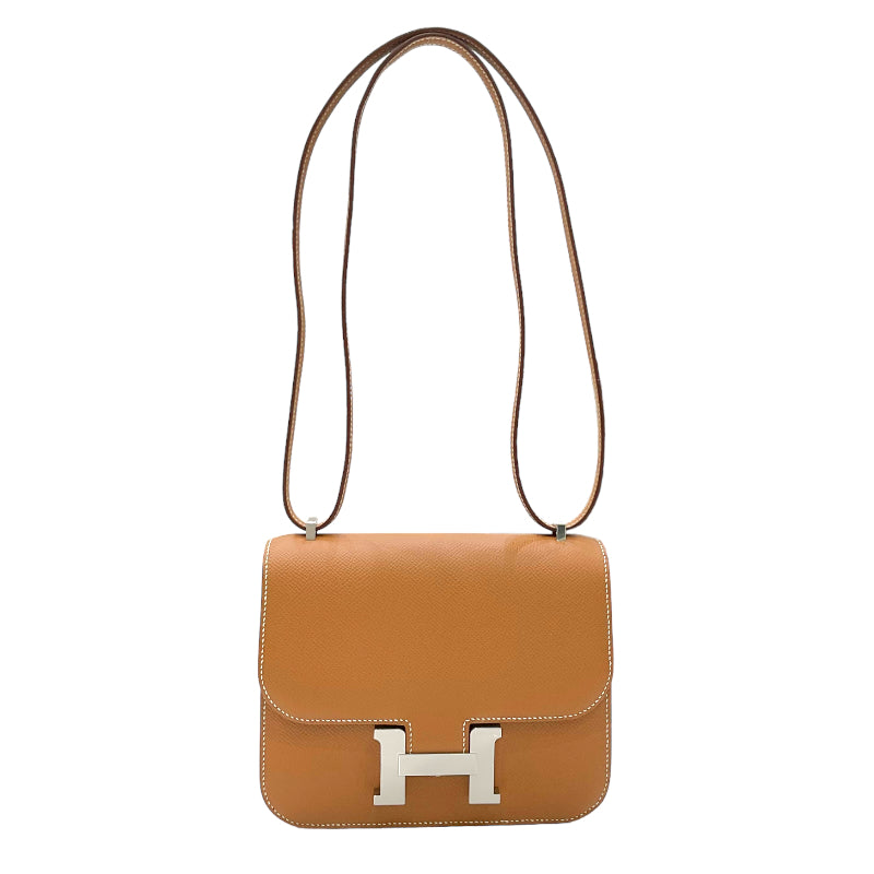 エルメス HERMES コンスタンス３ ミニ U刻印 ゴールド シルバー金具 ヴォーエプソン レディース ショルダーバッグ |  中古ブランドリユースショップ OKURA(おお蔵)