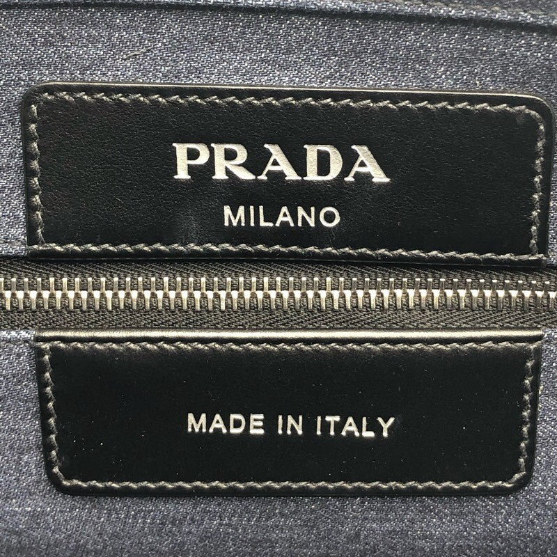 プラダ PRADA デニムトートバッグ 1BG356 インディゴ デニム レディース トートバッグ