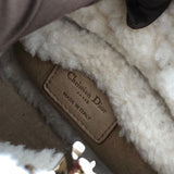 クリスチャン・ディオール Christian Dior レディースディオールミニ M0505 ベージュｘシルバー金具 カナージュムートン レディース ハンドバッグ
