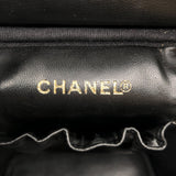 シャネル CHANEL バニティバッグ A01998 ブラック ゴールド金具 キャビアスキン レディース ハンドバッグ