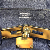 エルメス HERMES バーキン35 海とサーフとファン C刻印 ブルーサフィール・SV金具 トリヨンノビーヨ レディース ハンドバッグ