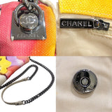 シャネル CHANEL フラワーパワーショルダー シルバー金具 キャンバス レディース ショルダーバッグ