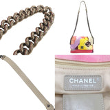 シャネル CHANEL フラワーパワーショルダー シルバー金具 キャンバス レディース ショルダーバッグ