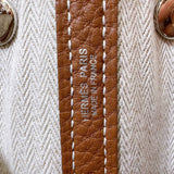 エルメス HERMES ガーデンパーティ TPM D刻印　(2019年製) ゴールド シルバー金具 ネゴンダ レディース ハンドバッグ