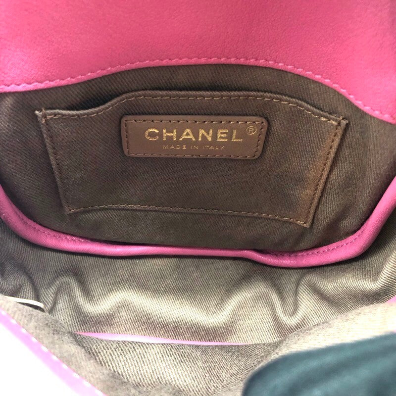 シャネル CHANEL マトラッセチェーンショルダー ピング×GD金具 カーフ レディース ショルダーバッグ