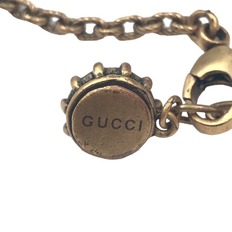 グッチ GUCCI フルーツブレスレット ゴールド メタル・ストラス アクセサリー