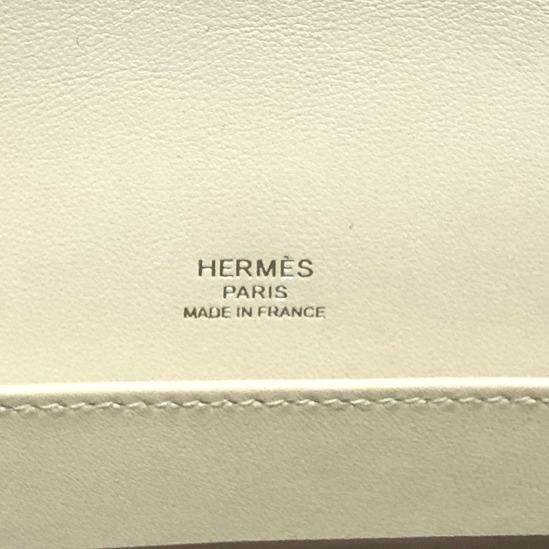 エルメス HERMES ゲタ ヴェルソ B刻 モーヴペール×ナタ シルバー金具 シェーブル レディース ショルダーバッグ