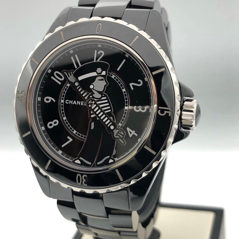 シャネル CHANEL マドモアゼル　J12　ラ　パウザ H7609 セラミック メンズ 腕時計