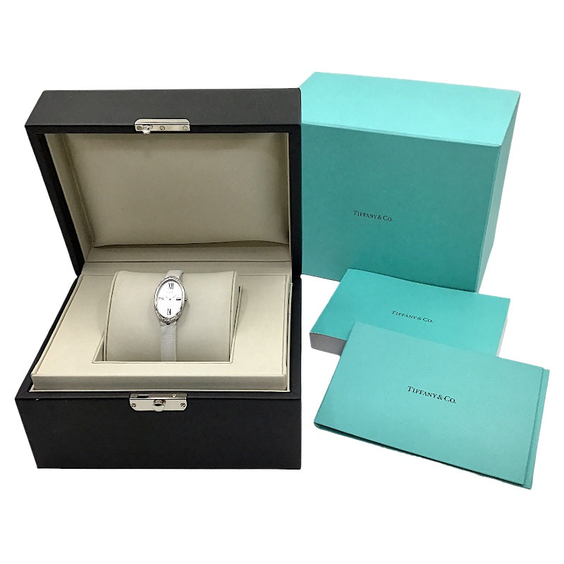 ティファニー TIFFANY＆CO カクテル ホワイト×シルバー ステンレス レディース 腕時計