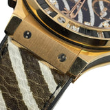 ウブロ HUBLOT ビッグバン ゼブラゴールド 世界250本 341.PX.7518.VR.1975 ゼブラ K18PG/ラバーベルト 自動巻き メンズ 腕時計