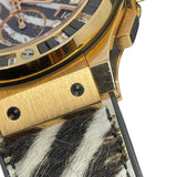 ウブロ HUBLOT ビッグバン ゼブラゴールド 世界250本 341.PX.7518.VR.1975 ゼブラ K18PG/ラバーベルト 自動巻き メンズ 腕時計