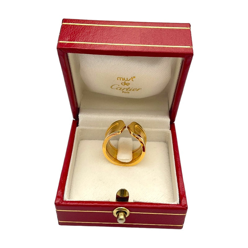 カルティエ Cartier C2リングLM 750YG #49 K18イエローゴールド ジュエリー | 中古ブランドリユースショップ  OKURA(おお蔵)