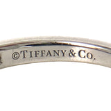 ティファニー TIFFANY＆CO チャネルセッティング ハーフエタニティリング Pt950 ジュエリー