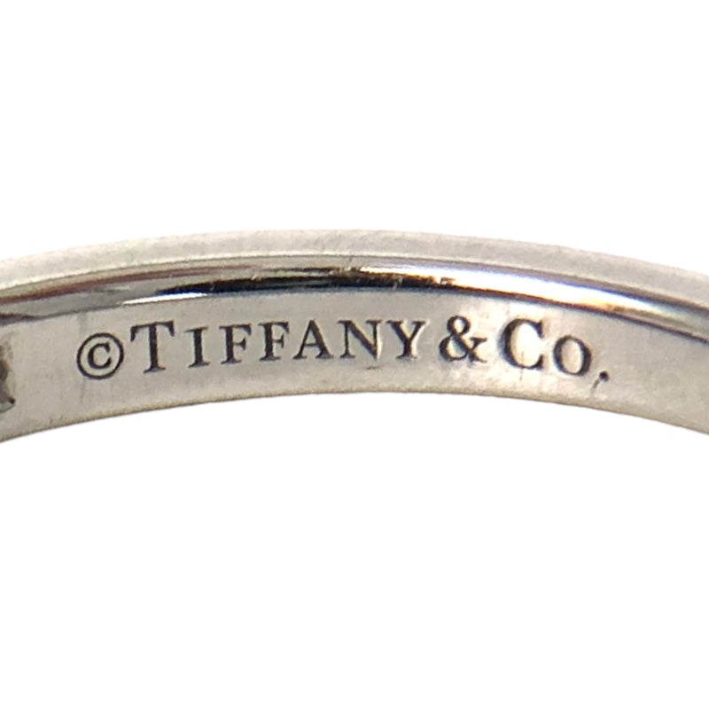 ティファニー TIFFANY＆CO チャネルセッティング ハーフエタニティリング Pt950 ジュエリー | 中古ブランドリユースショップ  OKURA(おお蔵)