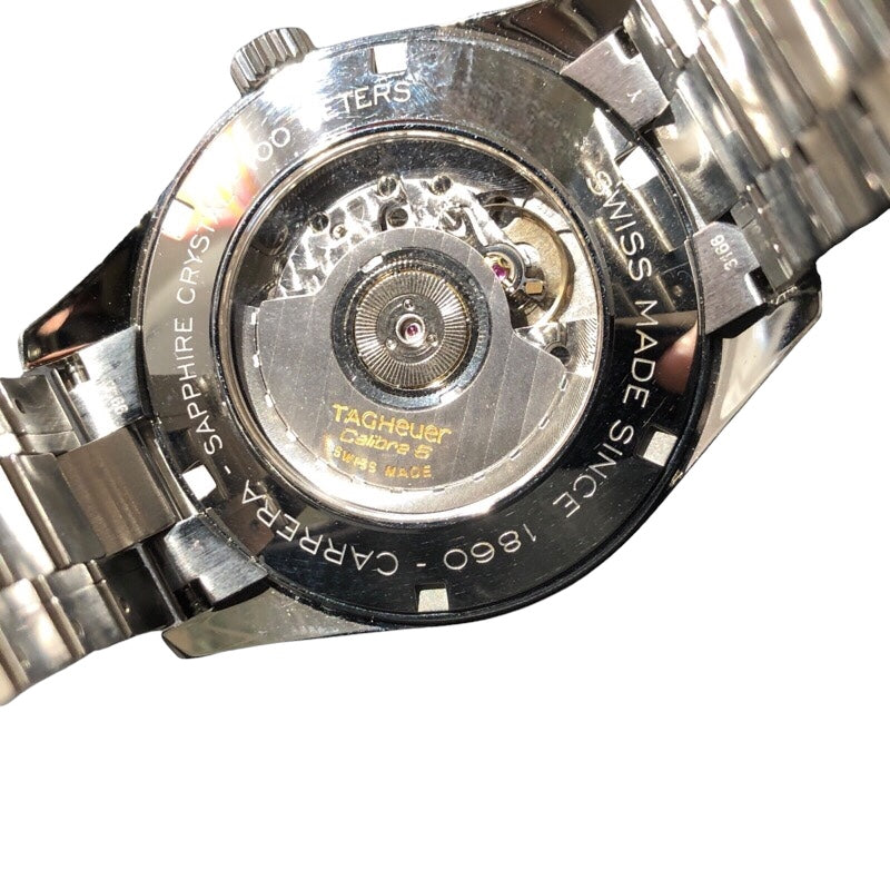 タグ・ホイヤー TAG HEUER カレラ ヘリテージ キャリバー6 WAS2111.BA0732 ホワイト ステンレススチール 自動巻き メンズ 腕時計