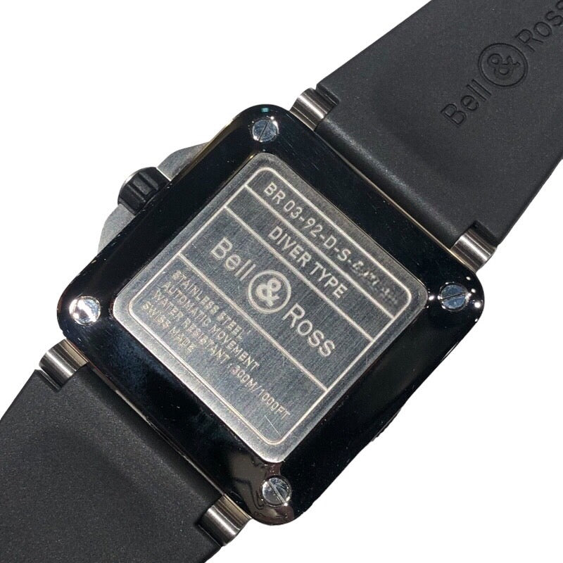 ベル＆ロス Bell u0026 Ross BR03-92 ダイバー BR03-92-D-WH-ST SS 自動巻き メンズ 腕時計