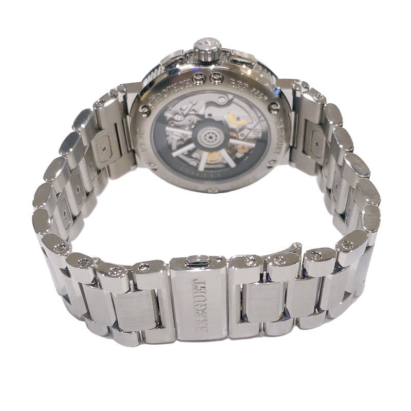 ブレゲ Breguet マリーン クロノグラフ 5527TI/G2/TWO グレー チタン 自動巻き メンズ 腕時計