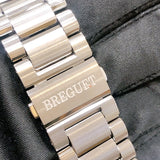 ブレゲ Breguet マリーン クロノグラフ 5527TI/G2/TWO グレー チタン 自動巻き メンズ 腕時計