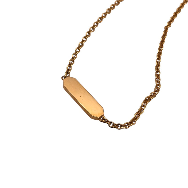 ティファニー TIFFANY＆CO タグチェーン ダイヤブレス 750PG K18ピンクゴールド ジュエリー