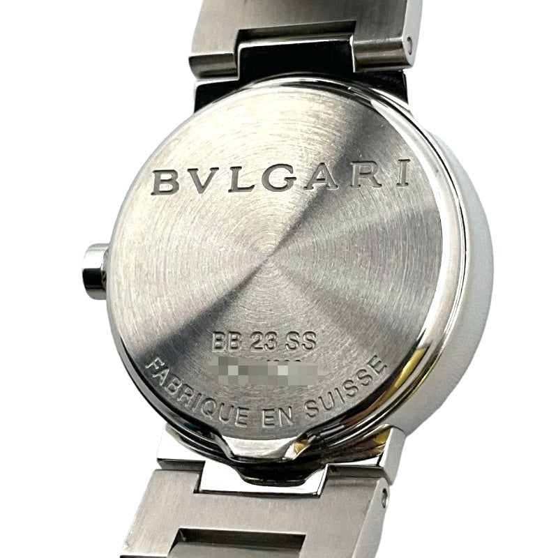 ブルガリ BVLGARI ブルガリブルガリ BB23S ホワイト ステンレススチール レディース 腕時計