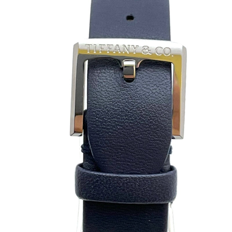 ティファニー TIFFANY＆CO イーストウエスト ミニ ブルー ステンレススチール レディース 腕時計
