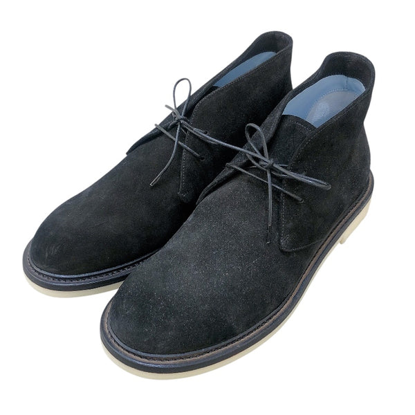 Loro Piana ×Hiroshi　Fujiwara　スエードデザートブーツ FAM1344 ブラック メンズ ブーツ