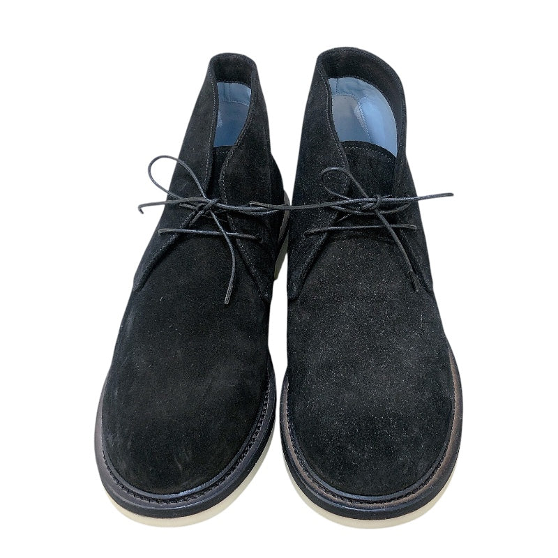 Loro Piana ×Hiroshi　Fujiwara　スエードデザートブーツ FAM1344 ブラック メンズ ブーツ