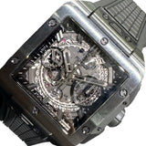 ウブロ HUBLOT スクエア・バン ウニコ オールブラック 821.CX.0140.RX セラミック 自動巻き メンズ 腕時計