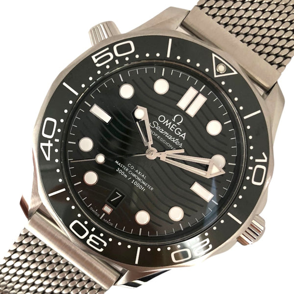 オメガ OMEGA シーマスター ダイバー300コーアクシャル マスタークロノメーター 210.32.42.20.10.001 グリーン ステンレススチール SS メンズ 腕時計