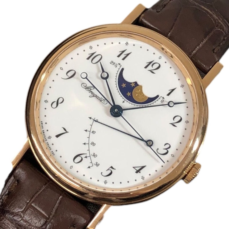 ブレゲ Breguet クラシック　7787 7787BB/29/9V6 K18ピンクゴールド クロコベルト メンズ 腕時計