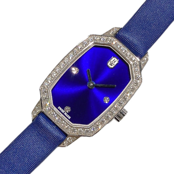 ハリーウィンストン HARRY WINSTON エメラルド EMEQHM18WW001 K18ホワイトゴールド レディース 腕時計 |  中古ブランドリユースショップ OKURA(おお蔵)