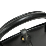エルメス HERMES ダルヴィMM □D刻 ブラック ゴールド金具 ボックスカーフ レディース ハンドバッグ