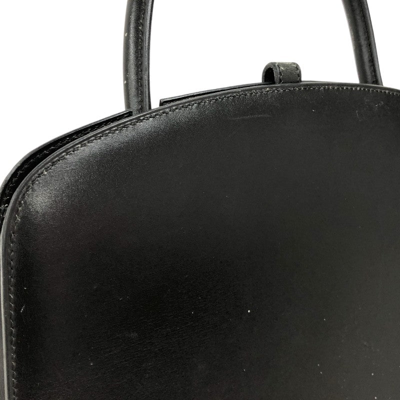 エルメス HERMES ダルヴィMM □D刻 ブラック ゴールド金具 ボックスカーフ レディース ハンドバッグ