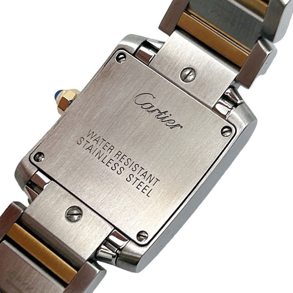 カルティエ Cartier タンクフランセーズ　SM W51007Q4 ステンレススチール K18/SS レディース 腕時計