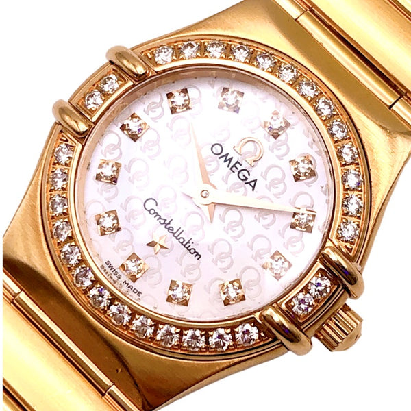 オメガ OMEGA コンステレーション　ホワイトシェル 1160.75 K18ピンクゴールド レディース 腕時計