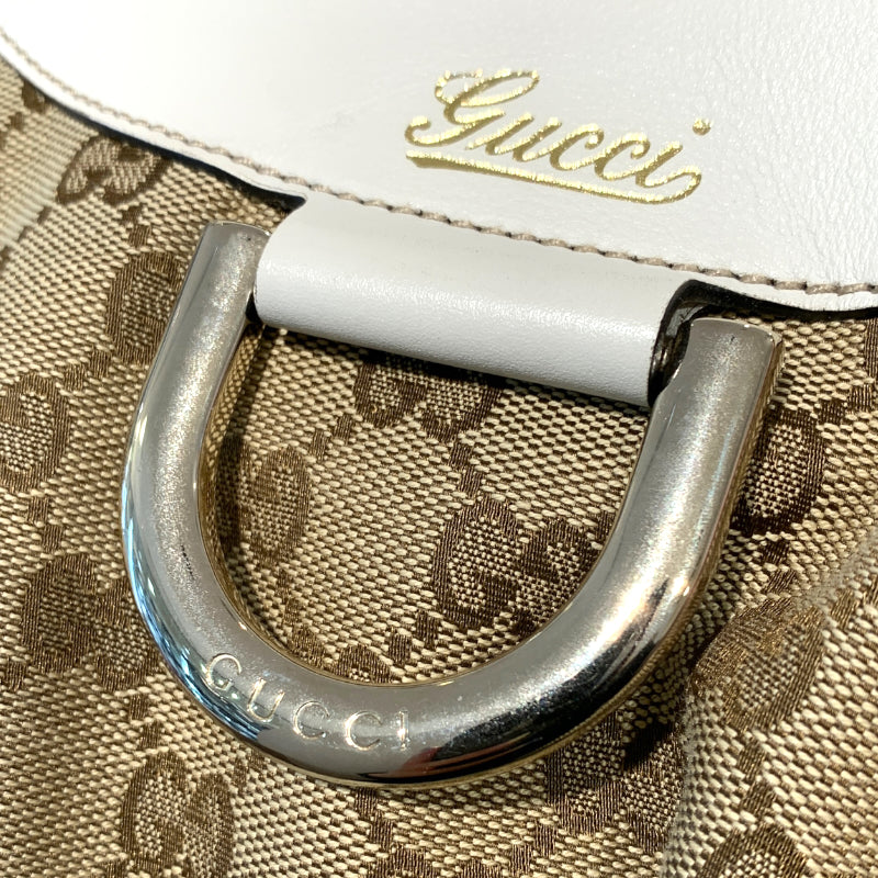 グッチ GUCCI ＧＧキャンバス アビーワンショルダーバッグ 190525 ベージュ ＧＧキャンバス レディース ハンドバッグ |  中古ブランドリユースショップ OKURA(おお蔵)