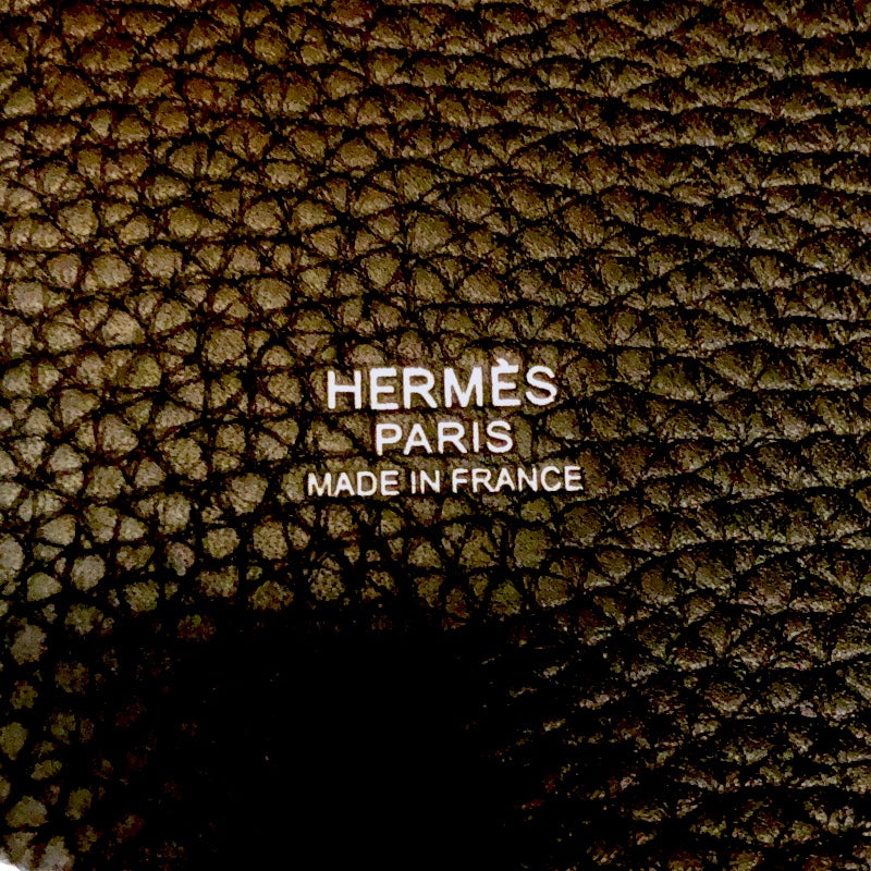 エルメス HERMES ピコタンロックMM Z刻（2021年製） ブラック シルバー金具 トリヨンクレマンス レディース ハンドバッグ