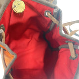 エルメス HERMES エールバッグ □H刻印　(2004年製) オレンジ/ゴールド金具 トワル レディース ショルダーバッグ