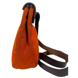 エルメス HERMES エールバッグ □H刻印　(2004年製) オレンジ/ゴールド金具 トワル レディース ショルダーバッグ